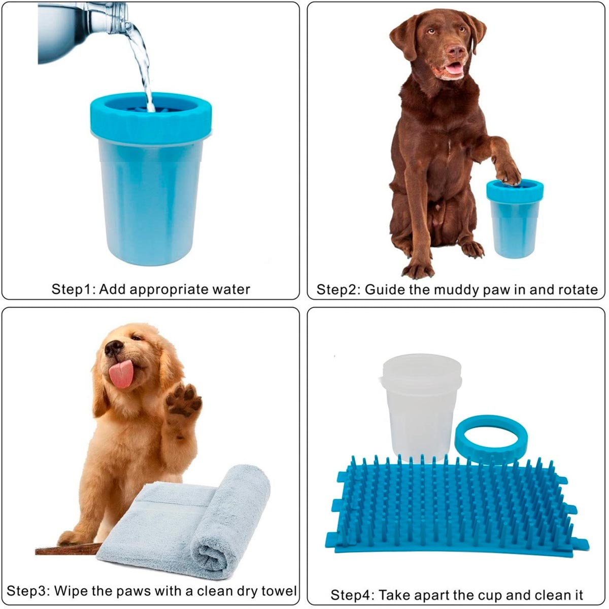 Limpiador de Patas para Mascota