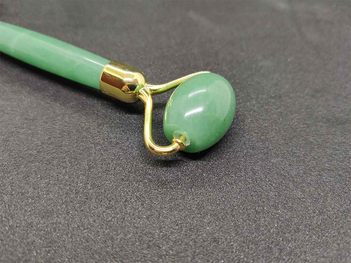 Green Aventurine Roller Doble Punta
