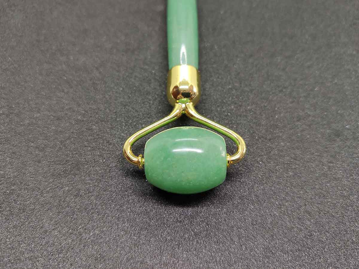 Green Aventurine Roller Doble Punta